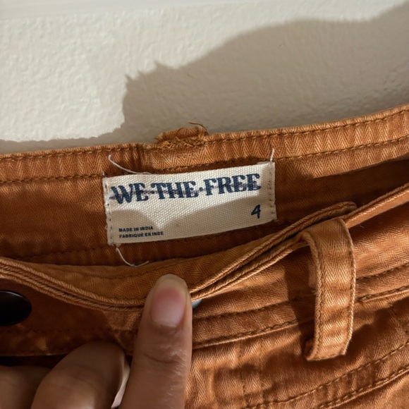 We the free Stylish Tan Cargo Pants - Picture 5 of 5